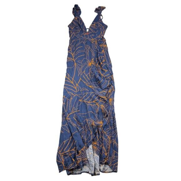 MAAJI Floral Ruffled Maxi Dress Size Small - Picture 2 of 6